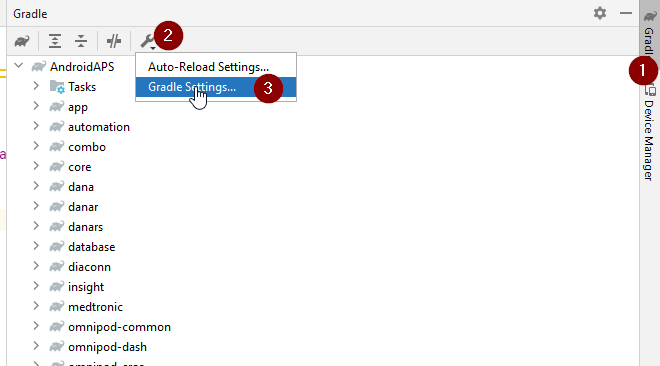 Gradle Settings